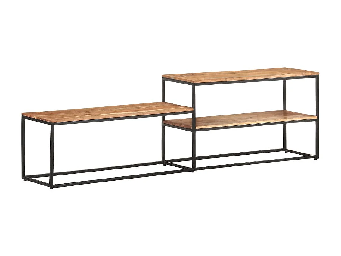 Meuble TV 180x30x50 cm Bois d'acacia massif BE76126