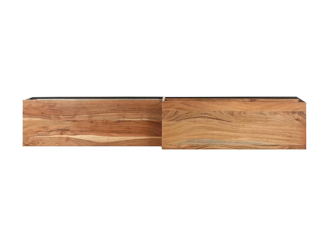 Meuble TV 180x30x50 cm Bois d'acacia massif BE76126