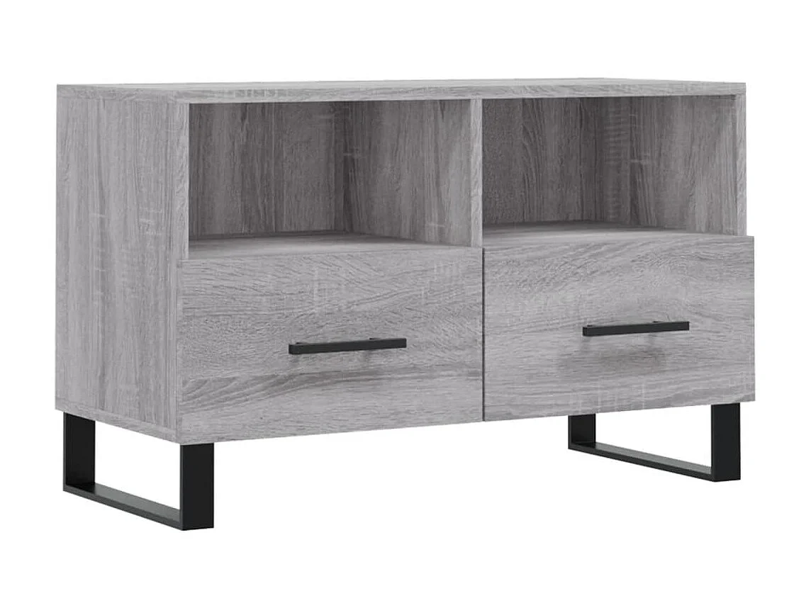 Mueble de TV madera de ingeniería gris Sonoma 80x36x50 cm ES71204