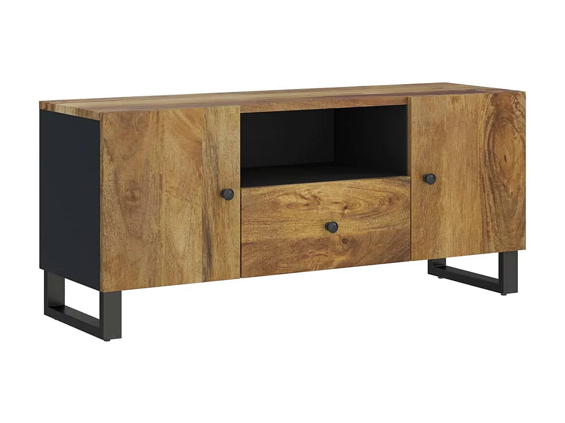 Móvel de TV 105x33,5x46 cm mangueira maciça/derivados madeira PT668535