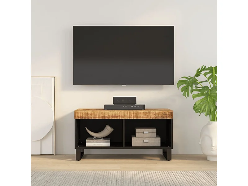 Tv-meubel 85x33x43,5 cm massief mangohout NL993169