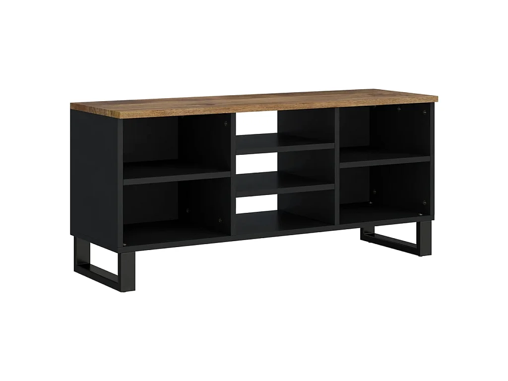 TV-Schrank,TV-Möbel 100x33x46 cm Massivholz Mango & Holzwerkstoff -gkd794307