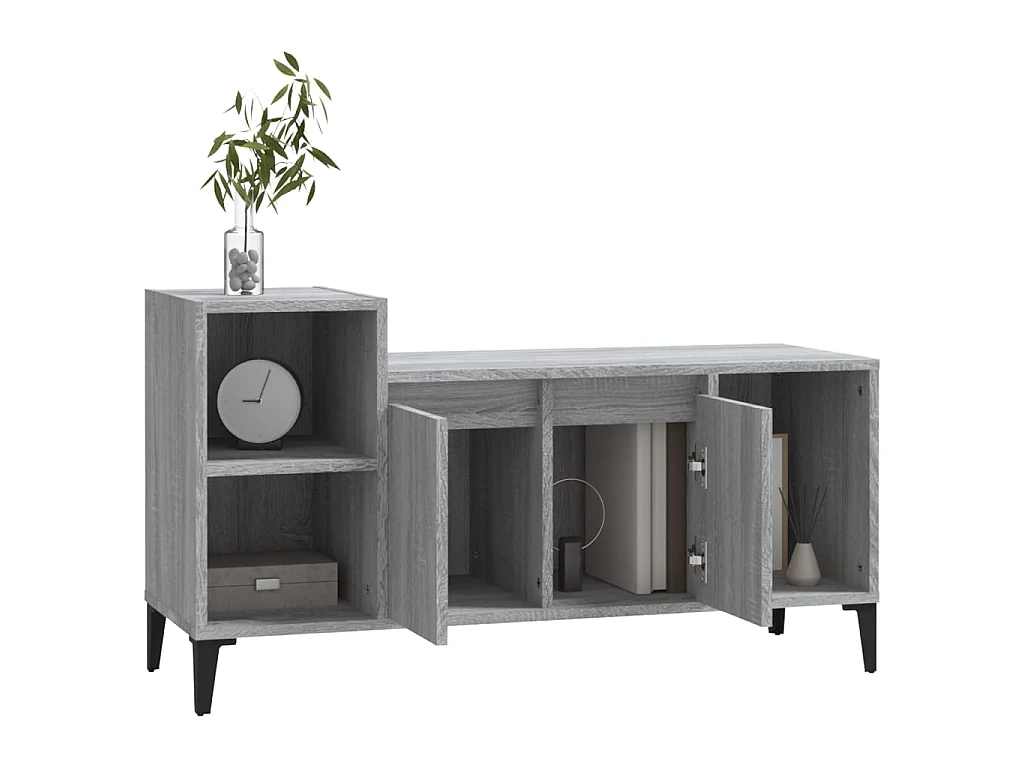 TV-Schrank,TV-Möbel Grau Sonoma 100x35x55 cm Holzwerkstoff -gkd411855