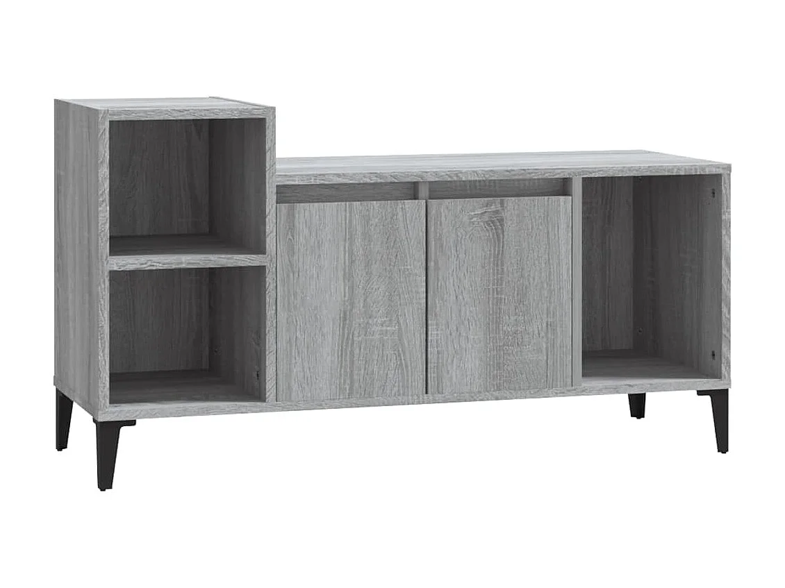 Meuble TV Sonoma gris 100x35x55 cm Bois d'ingénierie BE77994