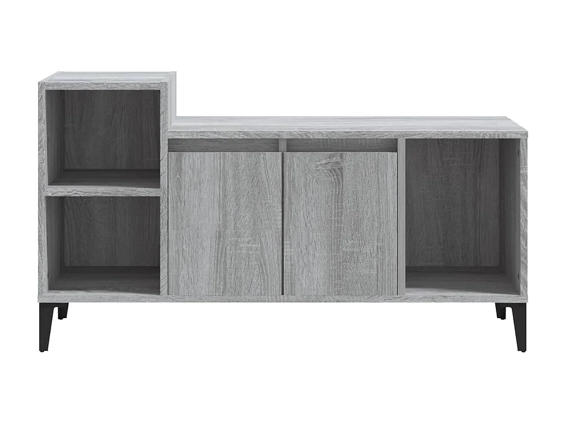 Meuble TV Sonoma gris 100x35x55 cm Bois d'ingénierie BE77994
