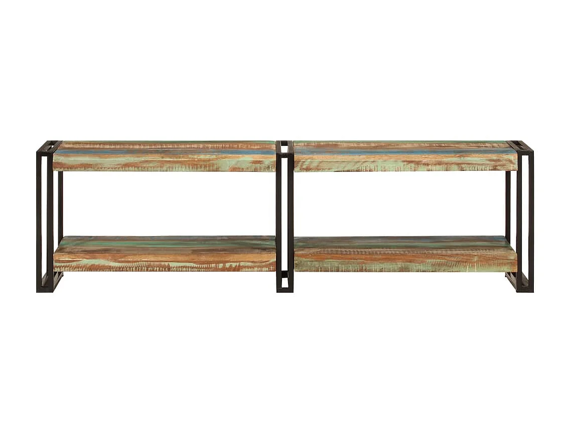 TV-Schrank,TV-Möbel 140x30x40 cm Massives Altholz -gkd98659