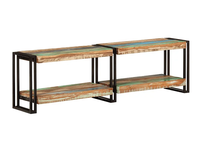 Mobile Porta TV | Armadietto TV 140x30x40 cm in Legno Massello di Recupero