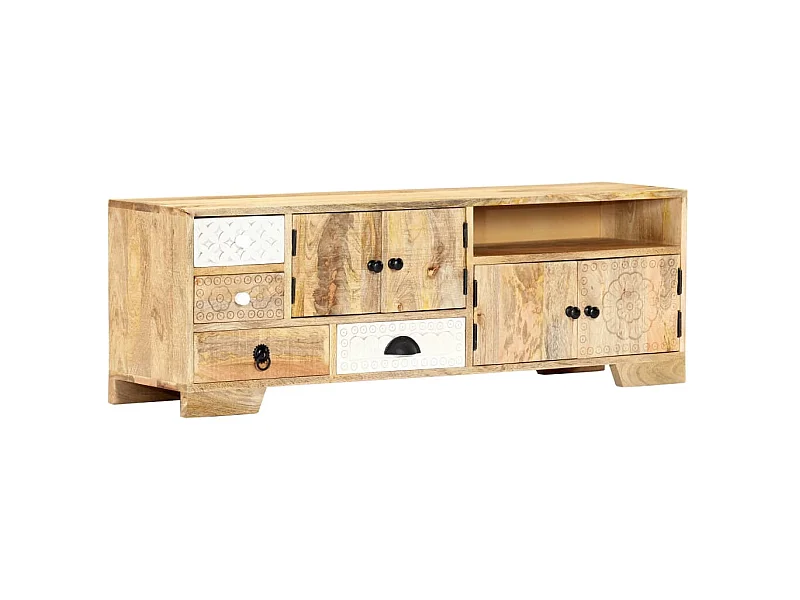 TV-Schrank,TV-Möbel 120x30x40 cm Massivholz Mango -gkd463653