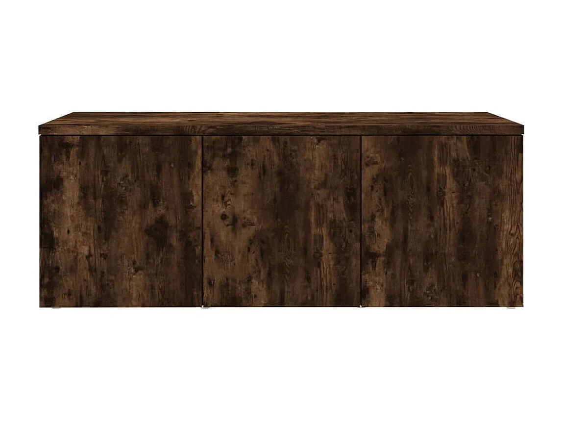 Mueble para TV madera contrachapada roble ahumado 80x34x30 cm ES79260