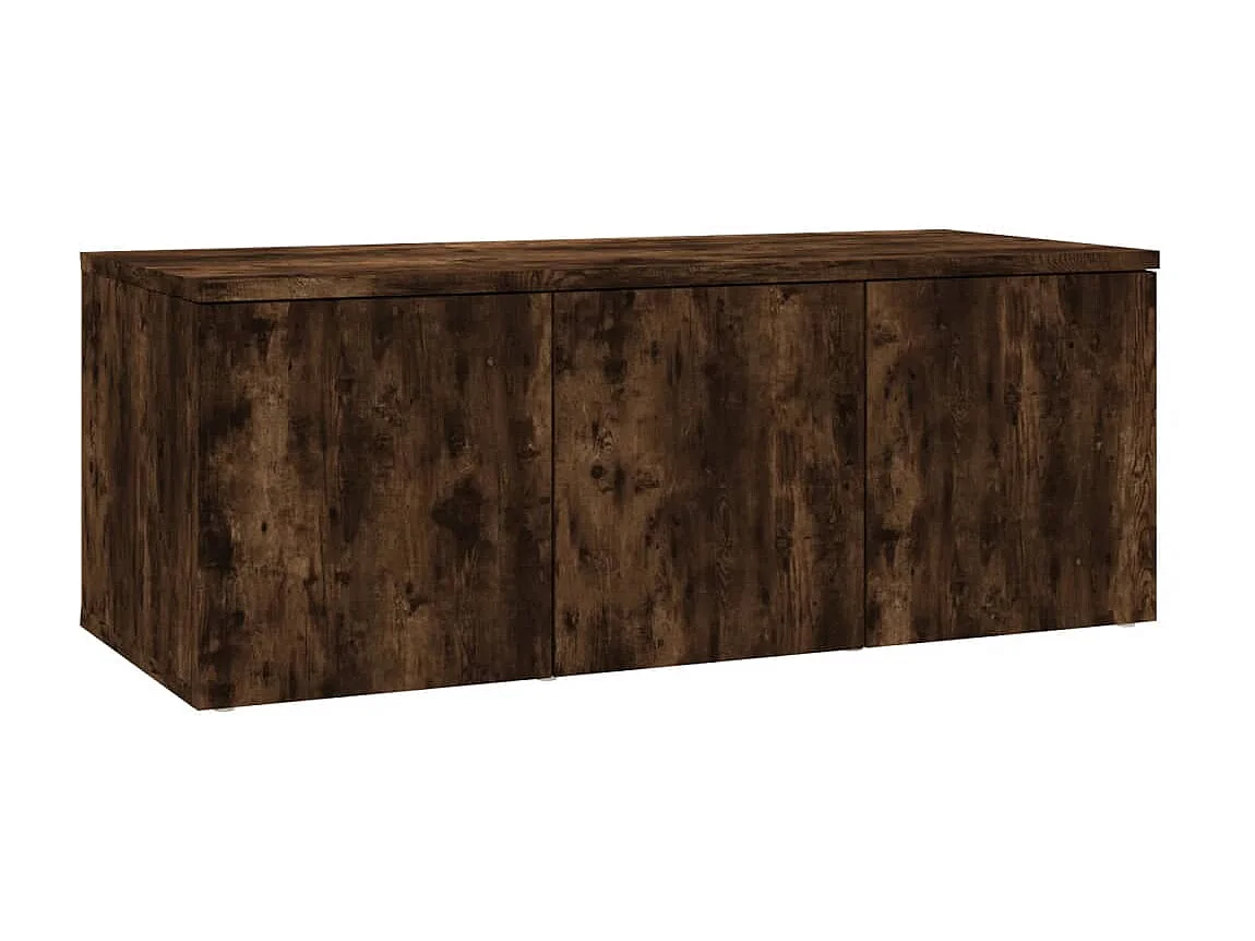 Tv-meubel 80x34x30 cm bewerkt hout gerookt eikenkleurig NL25635