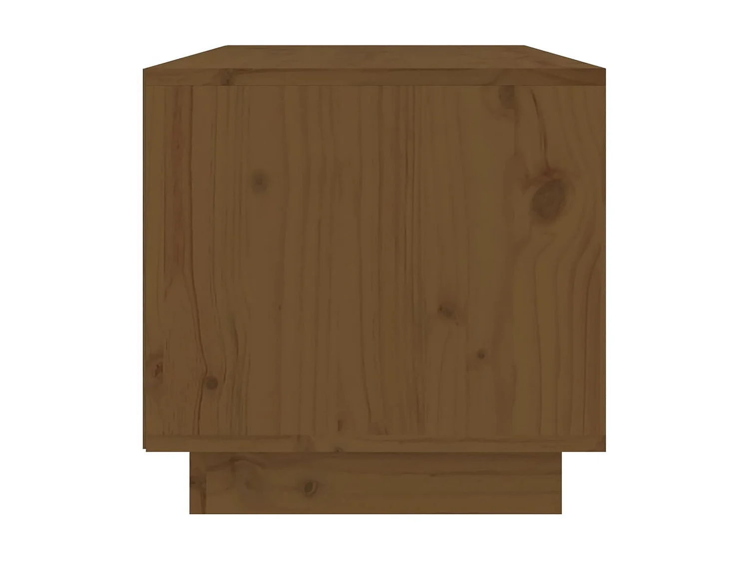 Meuble TV Marron miel 60x35x35 cm Bois de pin massif BE20522