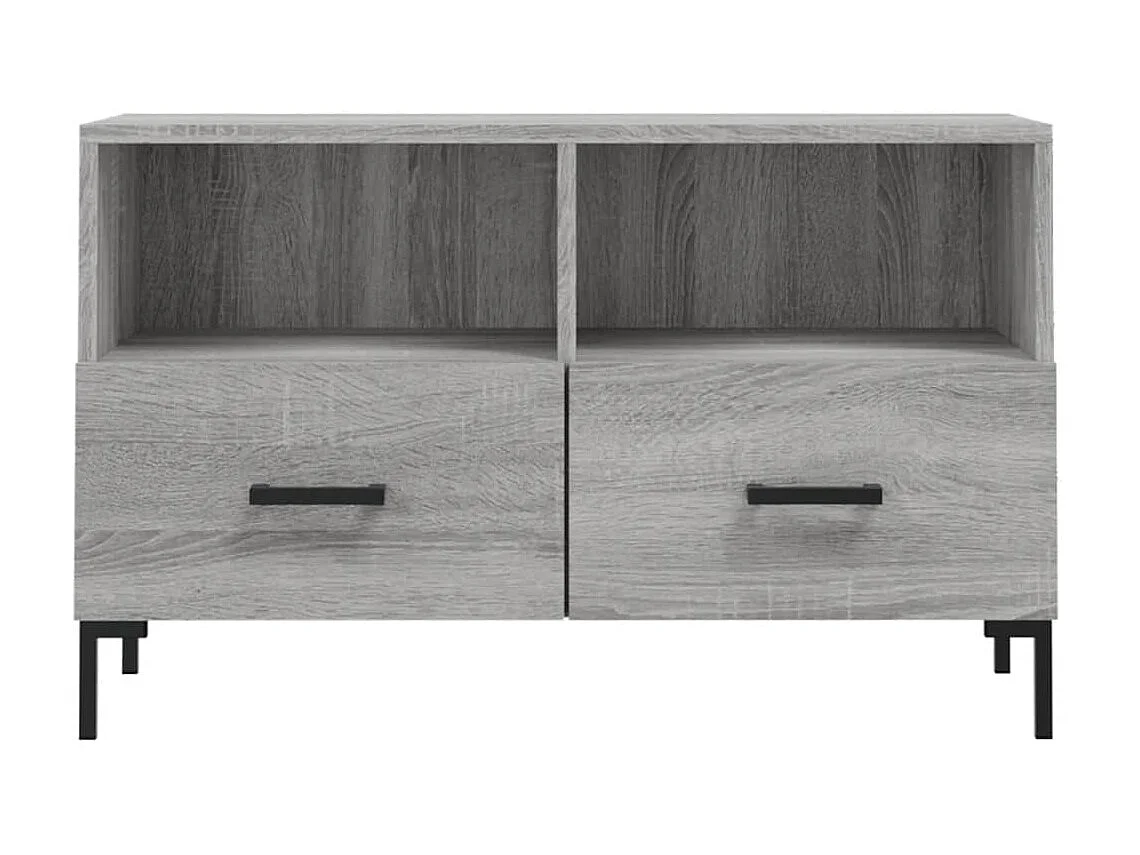 TV-Schrank,TV-Möbel Grau Sonoma 80x36x50 cm Holzwerkstoff -gkd159252