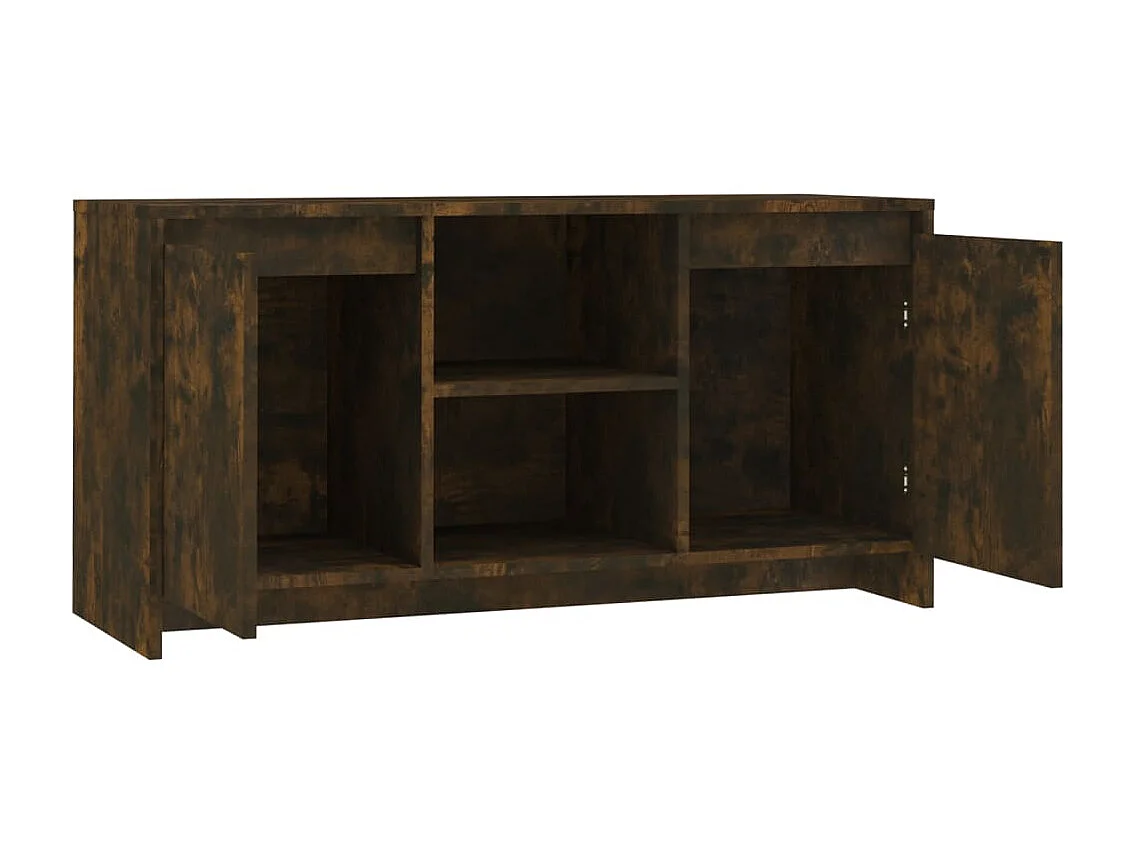 Tv-meubel 102x37,5x52,5 cm bewerkt hout gerookt eikenkleurig NL43921