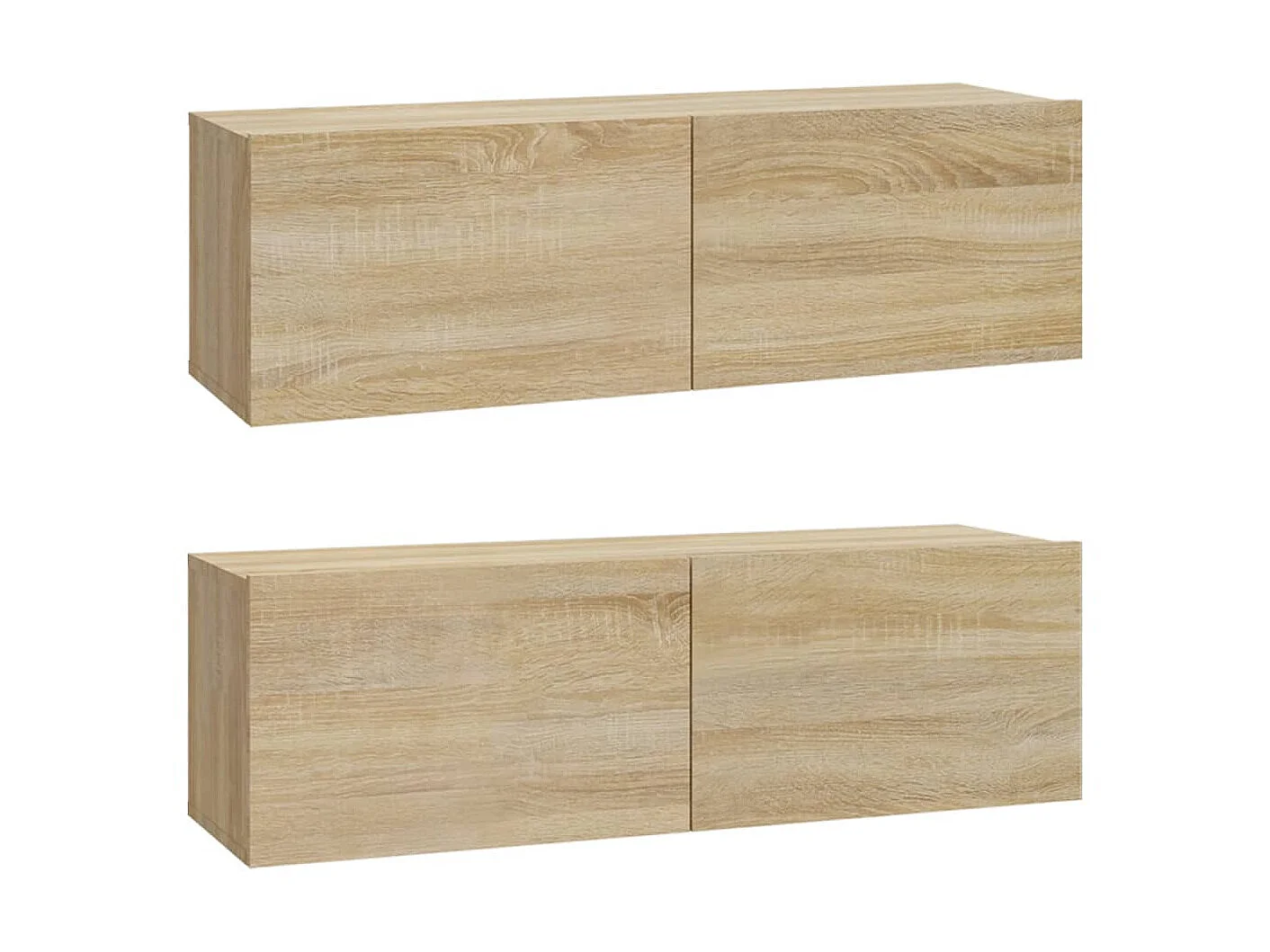 Ensemble de meubles TV 3 pcs Chêne sonoma Bois d'ingénierie BE49466