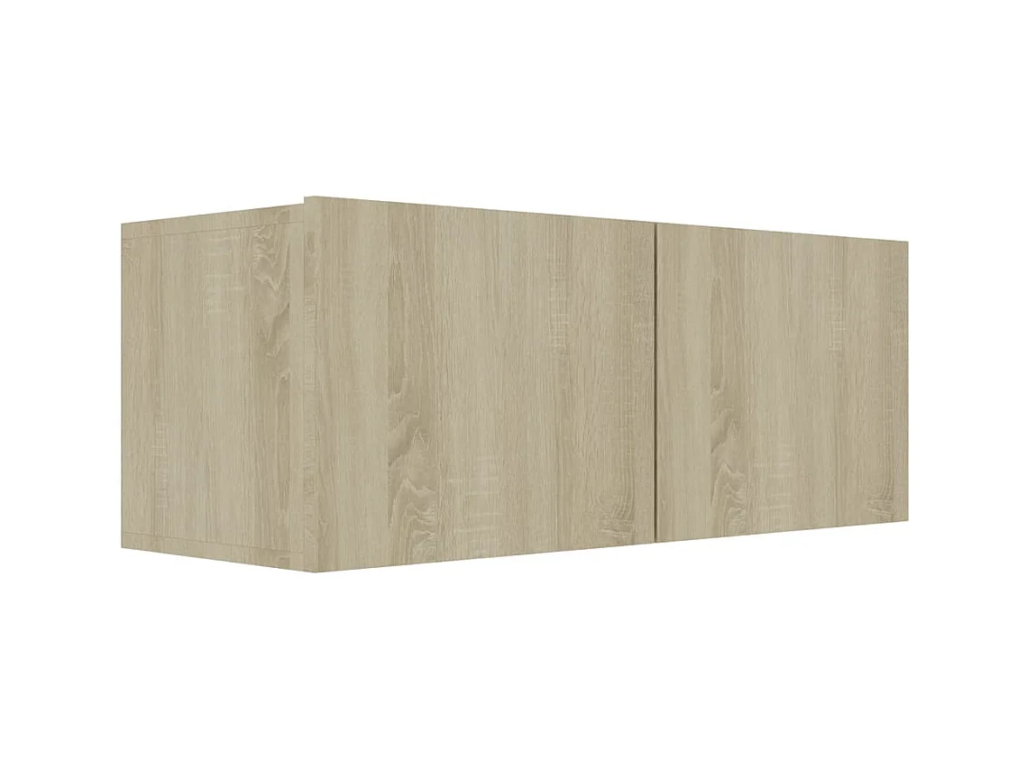 Conjunto móveis de TV 8pcs derivados de madeira carvalho sonoma PT727579