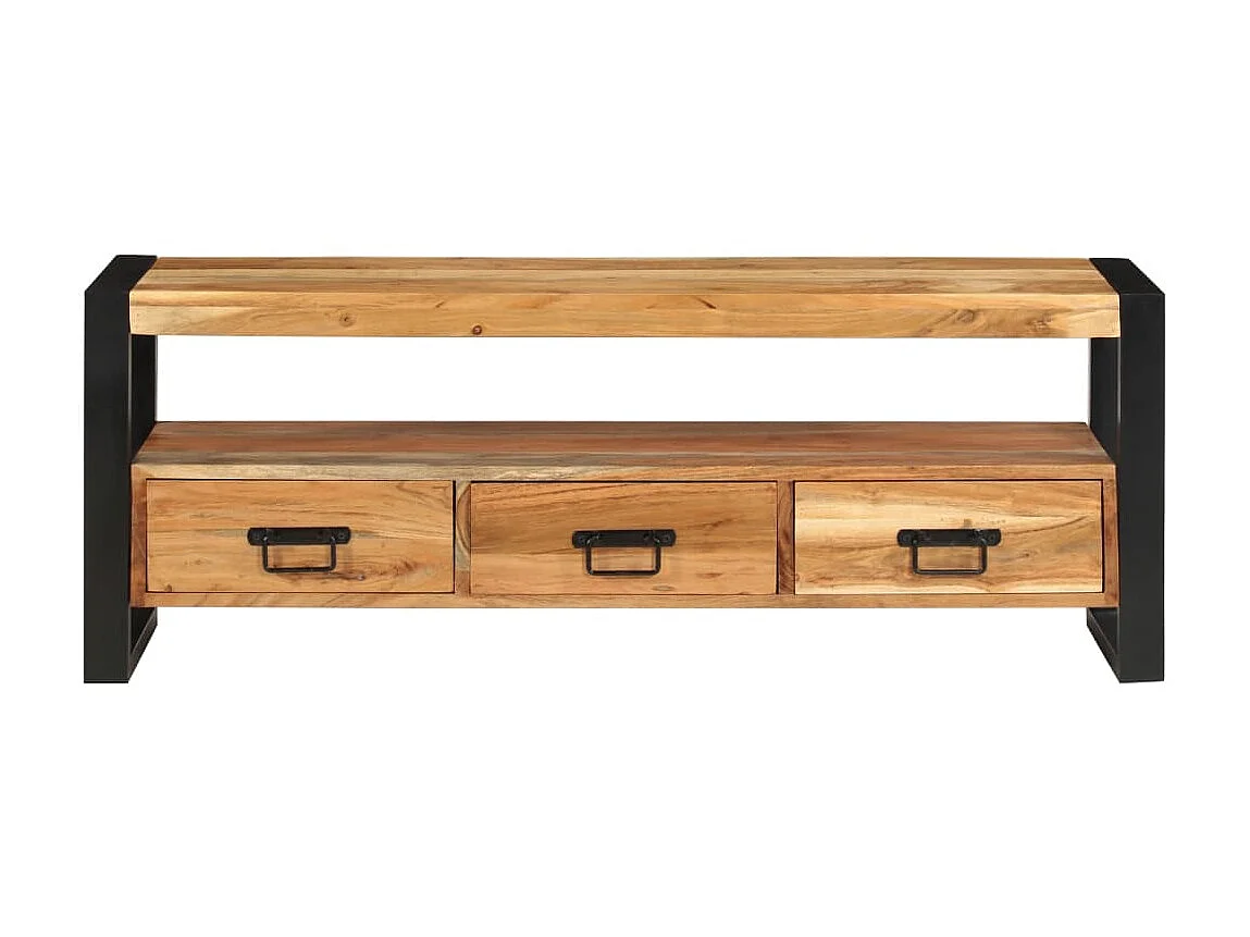 TV-Schrank,TV-Möbel 120x30x45 cm Massivholz Akazie -gkd182942