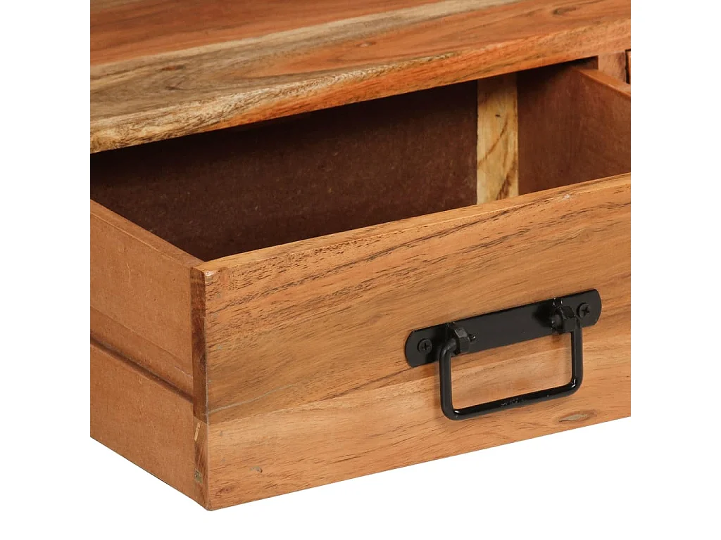 Meuble TV 120x30x45 cm bois d'acacia massif BE44900