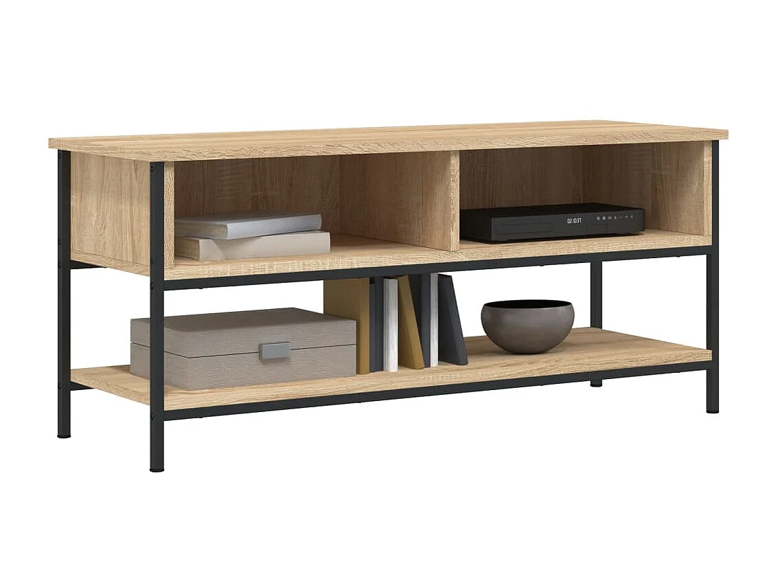Meuble TV chêne sonoma 100x35x45 cm bois d'ingénierie BE20193
