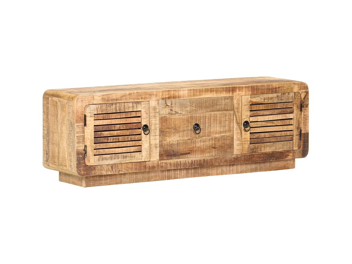 Tv-meubel 120x30x40 cm ruw mangohout NL610814