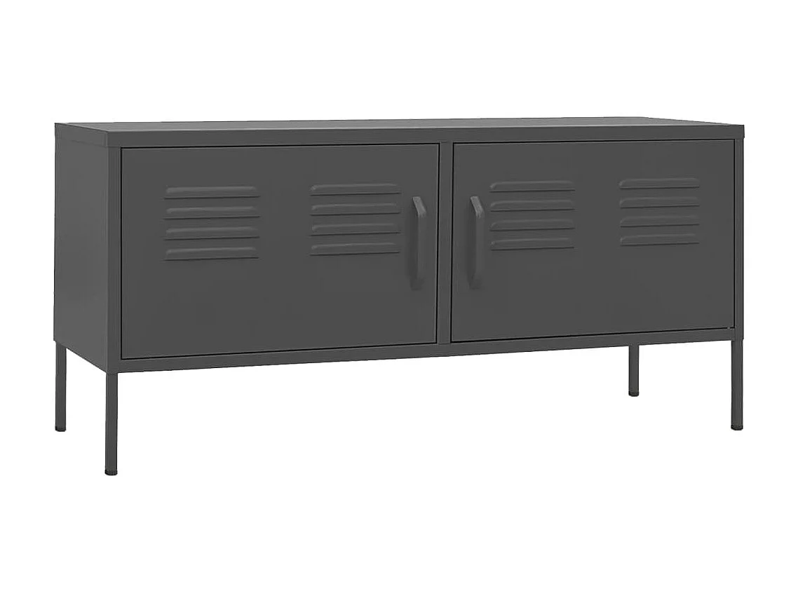 TV-Schrank,TV-Möbel Anthrazit 105x35x50 cm Stahl -gkd289102