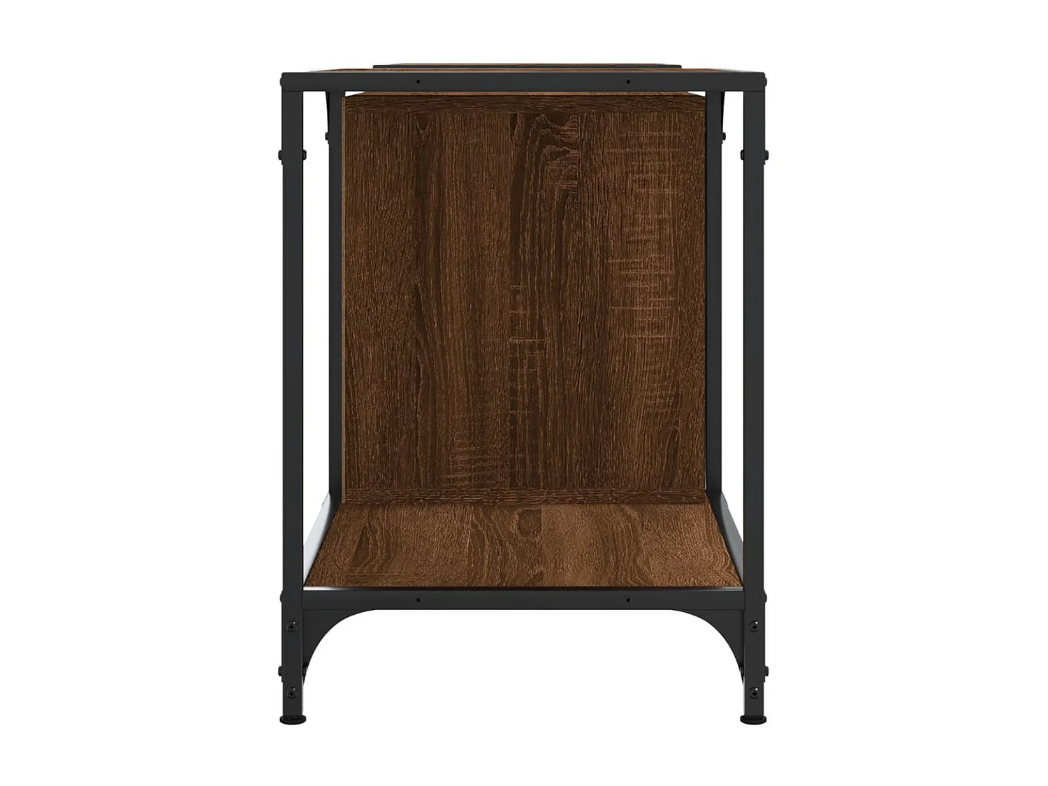 Meuble TV chêne marron 153x37x50 cm bois d'ingénierie BE61493