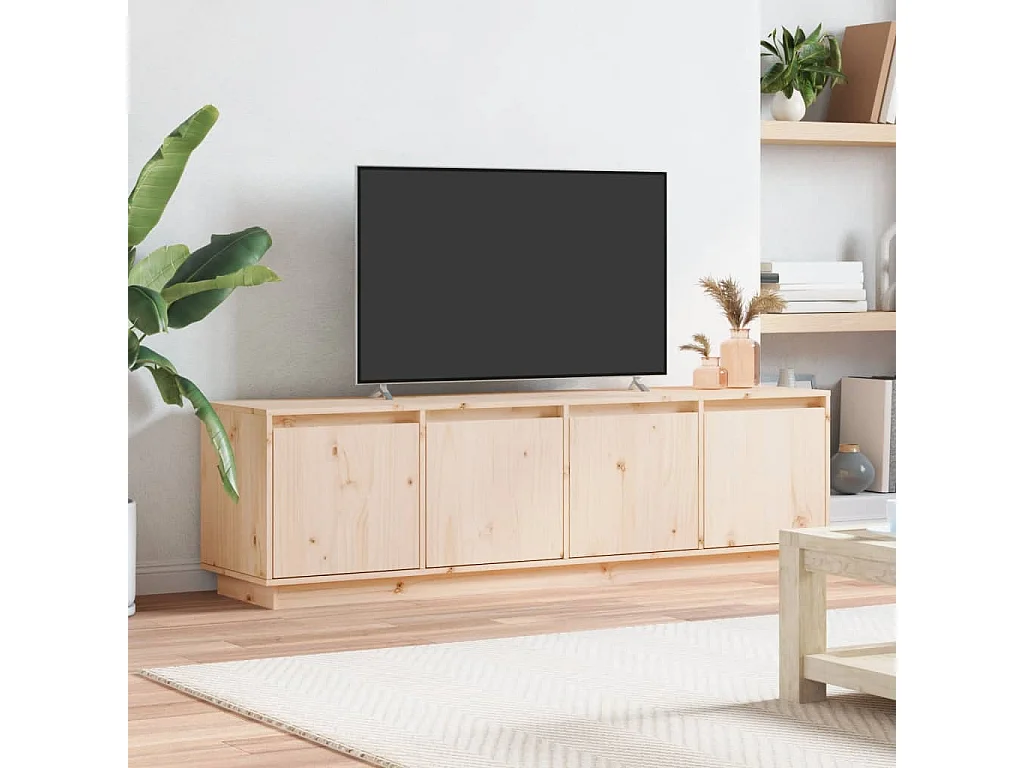 Tv-meubel 156x37x45 cm massief grenenhout NL270169