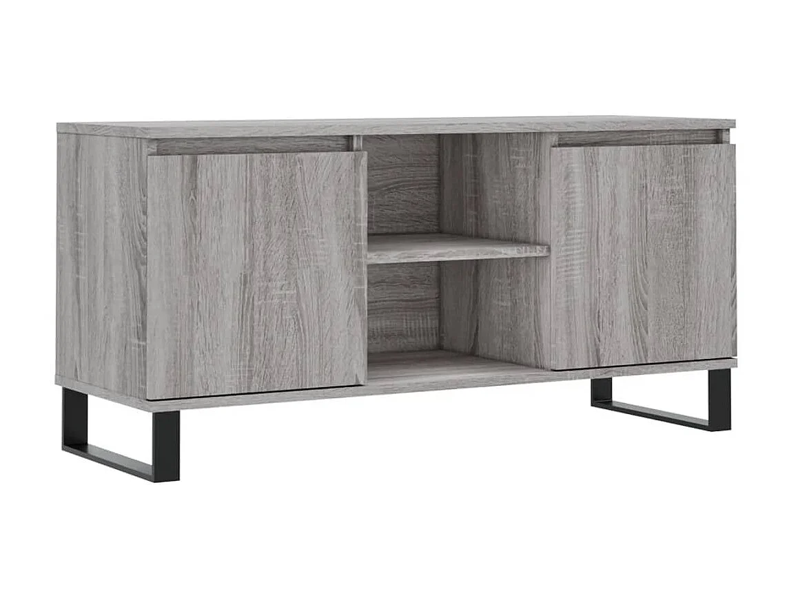 Meuble TV sonoma BEis 104x35x50 cm bois d'ingénierie BE67365