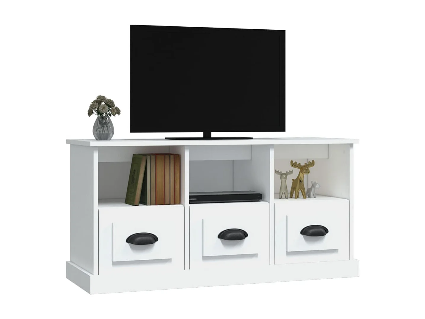 TV-Schrank,TV-Möbel Weiß 100x35x50 cm Holzwerkstoff -gkd823031