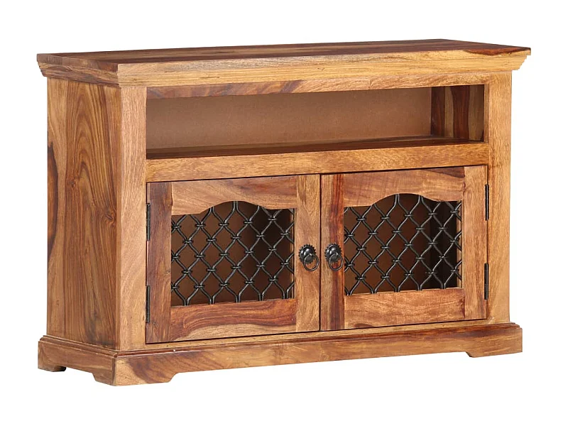 Mueble de TV de madera maciza de Sheesham 90x30x60 cm ES36464