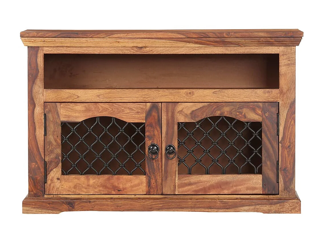 Mueble de TV de madera maciza de Sheesham 90x30x60 cm ES36464