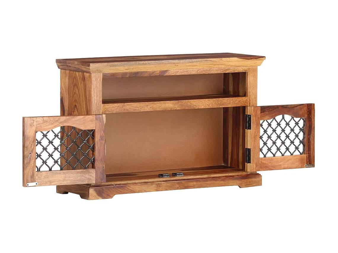 Mueble de TV de madera maciza de Sheesham 90x30x60 cm ES36464