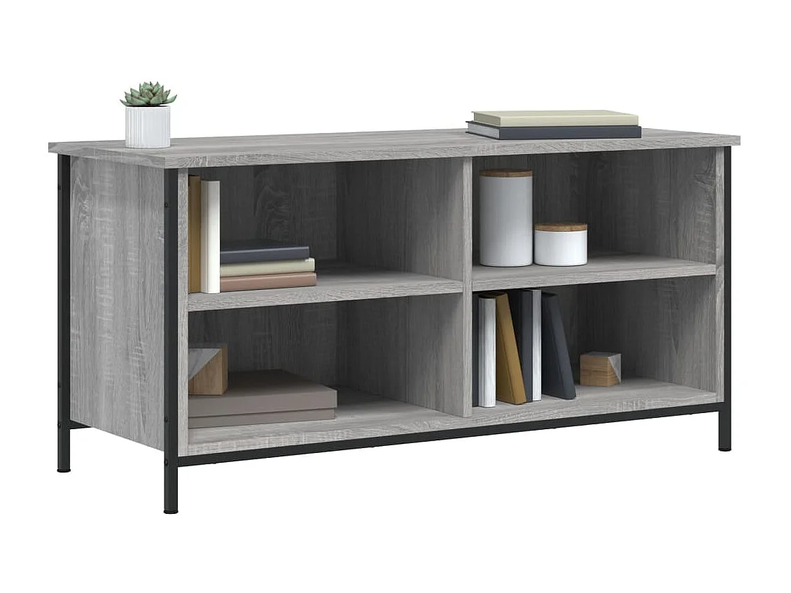 Móvel de TV 100x40x50 cm derivados de madeira cinzento sonoma PT190999