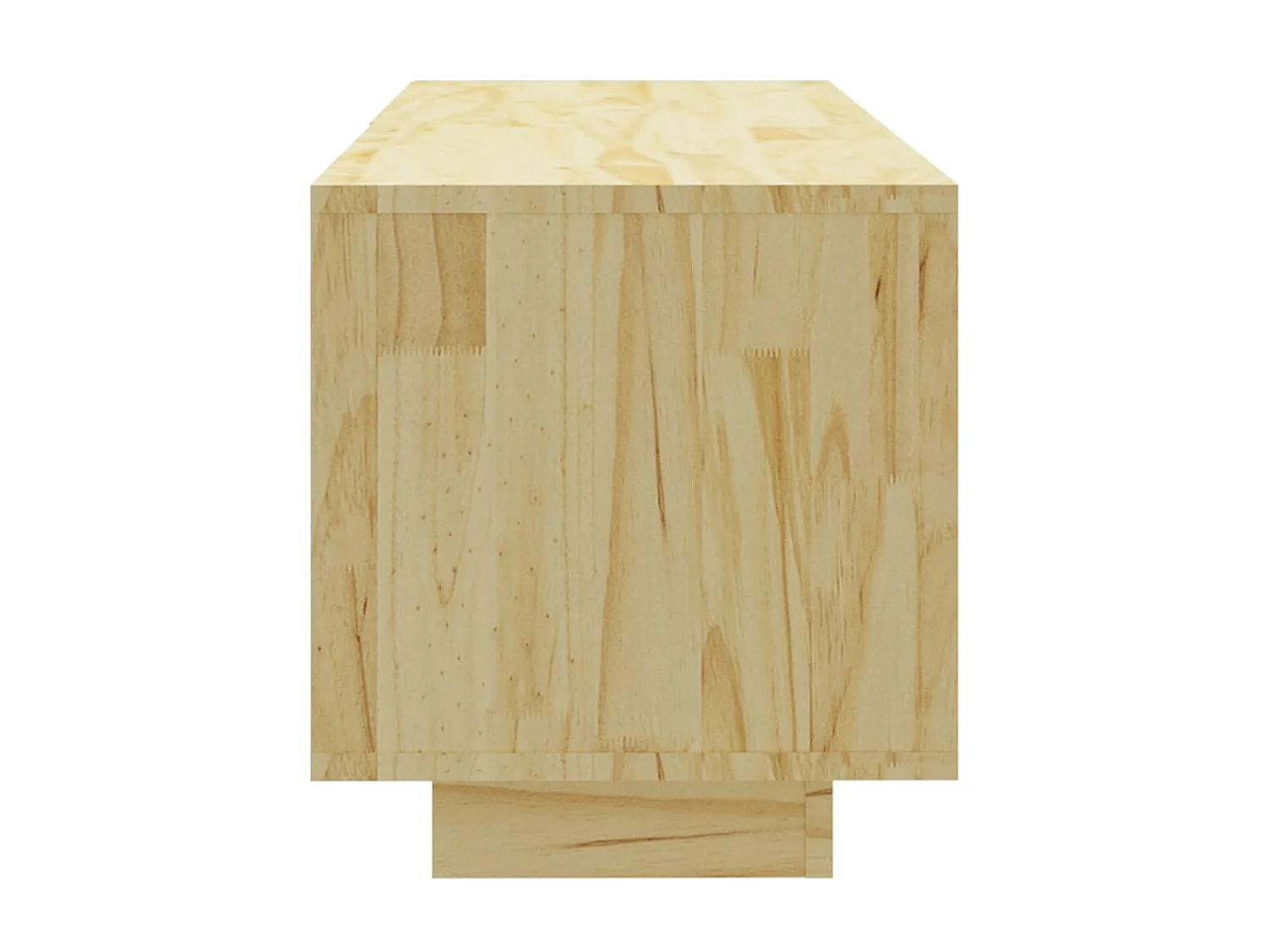 Meuble TV 110x30x33,5 cm Bois de pin massif BE25683