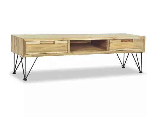 Kauf Unique TV-Schrank,TV-Möbel 120 x 35 x 35 cm Teak Massiv -gkd165645