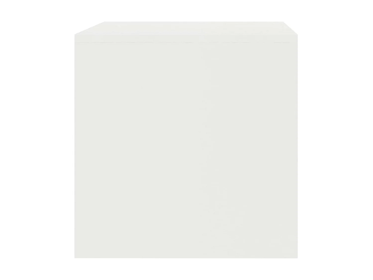 Meuble TV Blanc 80 x 40 x 40 cm Aggloméré BE42978