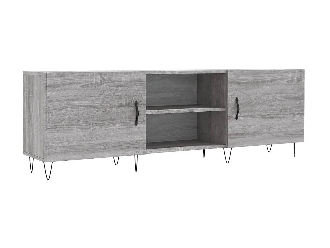 Meuble TV sonoma BEis 150x30x50 cm bois d'ingénierie BE63216