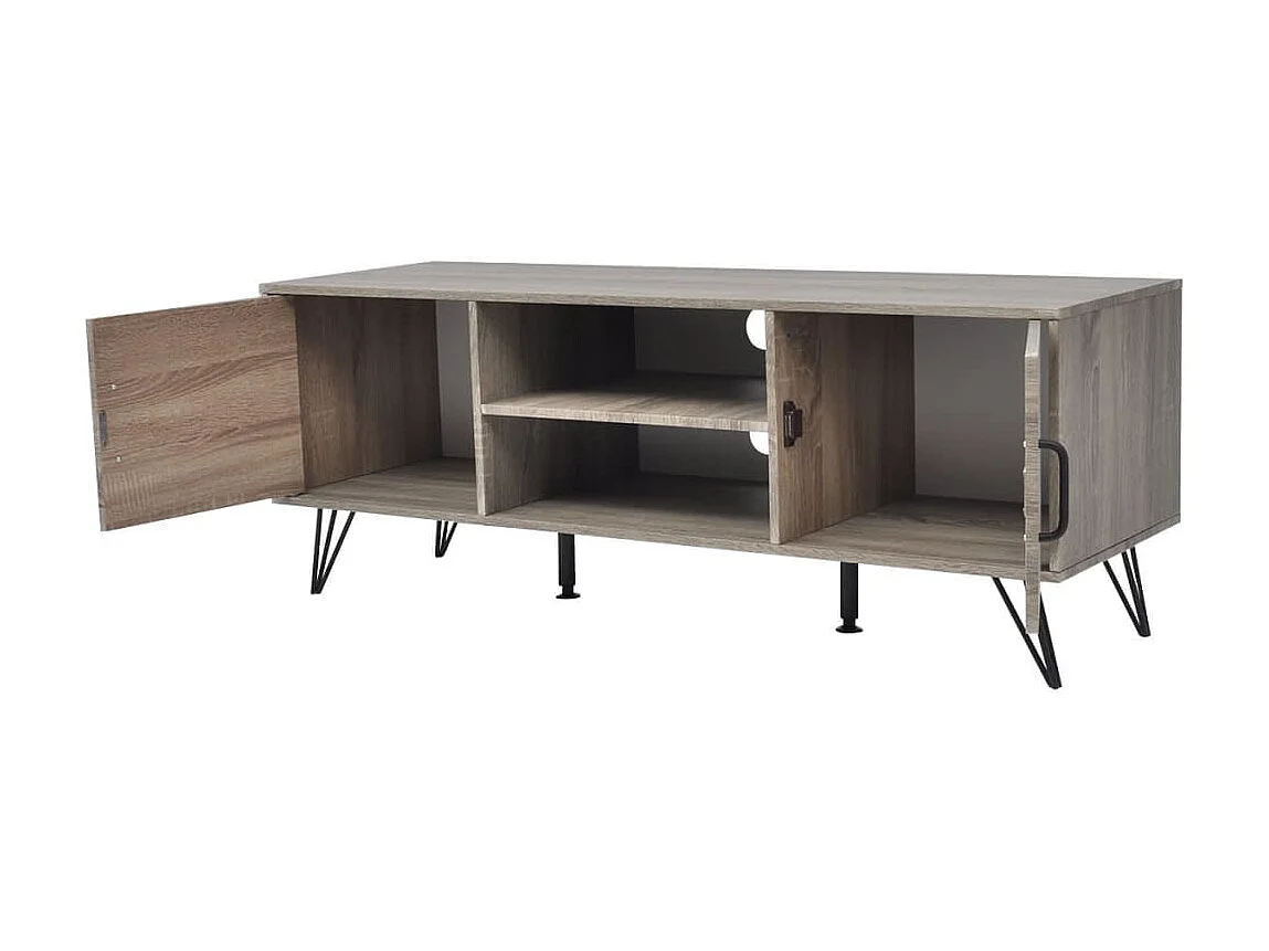 Meuble TV 120 x 40 x 45 cm Gris BE87262