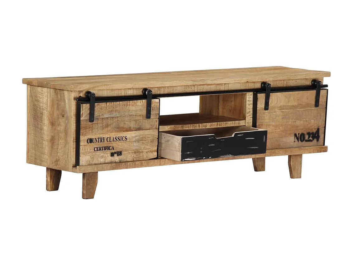 TV-Schrank,TV-Möbel 120x30x40 cm Massivholz Mango -gkd948482