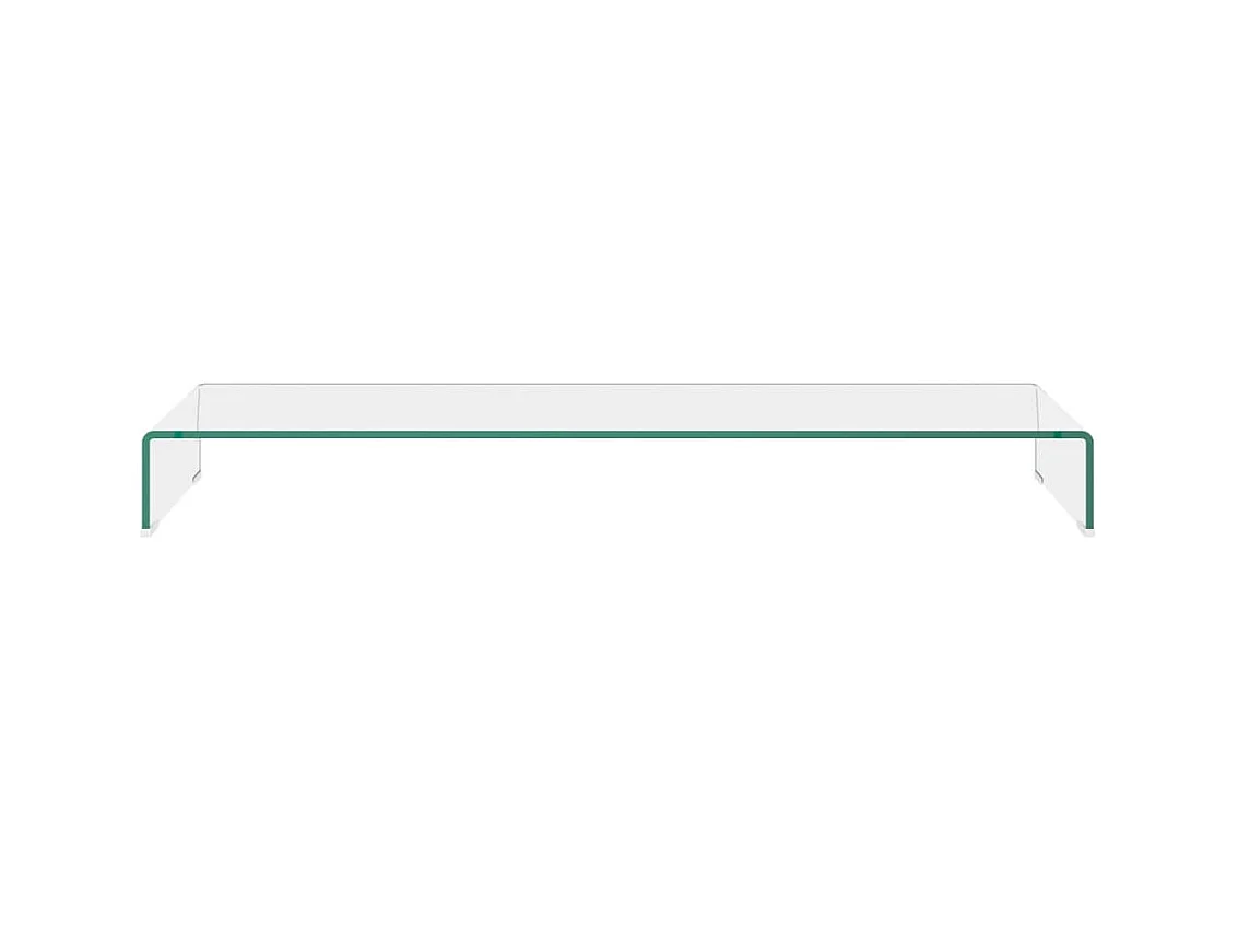 Soporte para TV cristal claro 120x30x13 cm ES25430