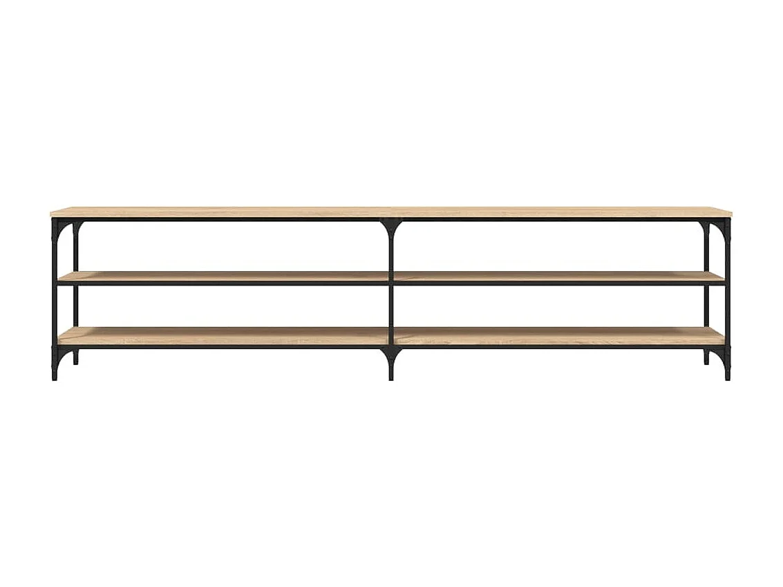 Móvel p/ TV 200x30x50cm derivados madeira/metal carvalho sonoma PT900058