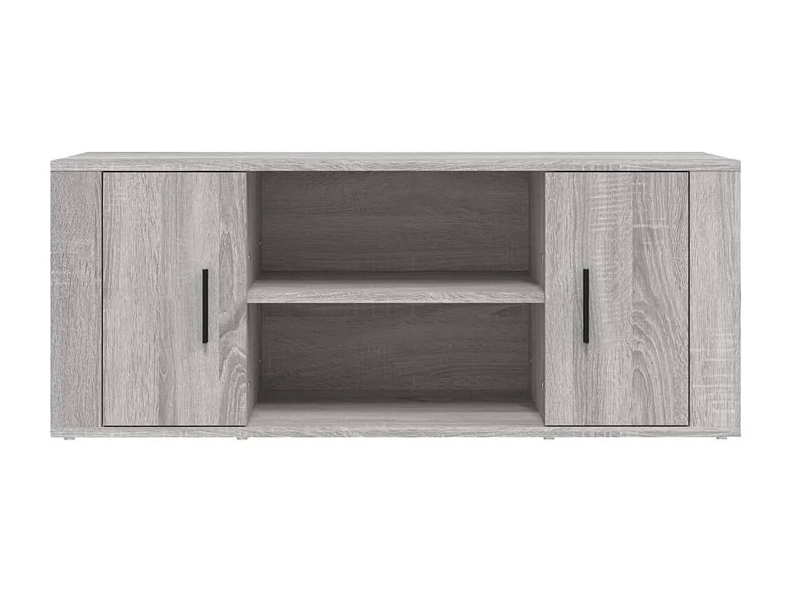 Meuble TV Sonoma gris 100x35x40 cm Bois d'ingénierie BE49137