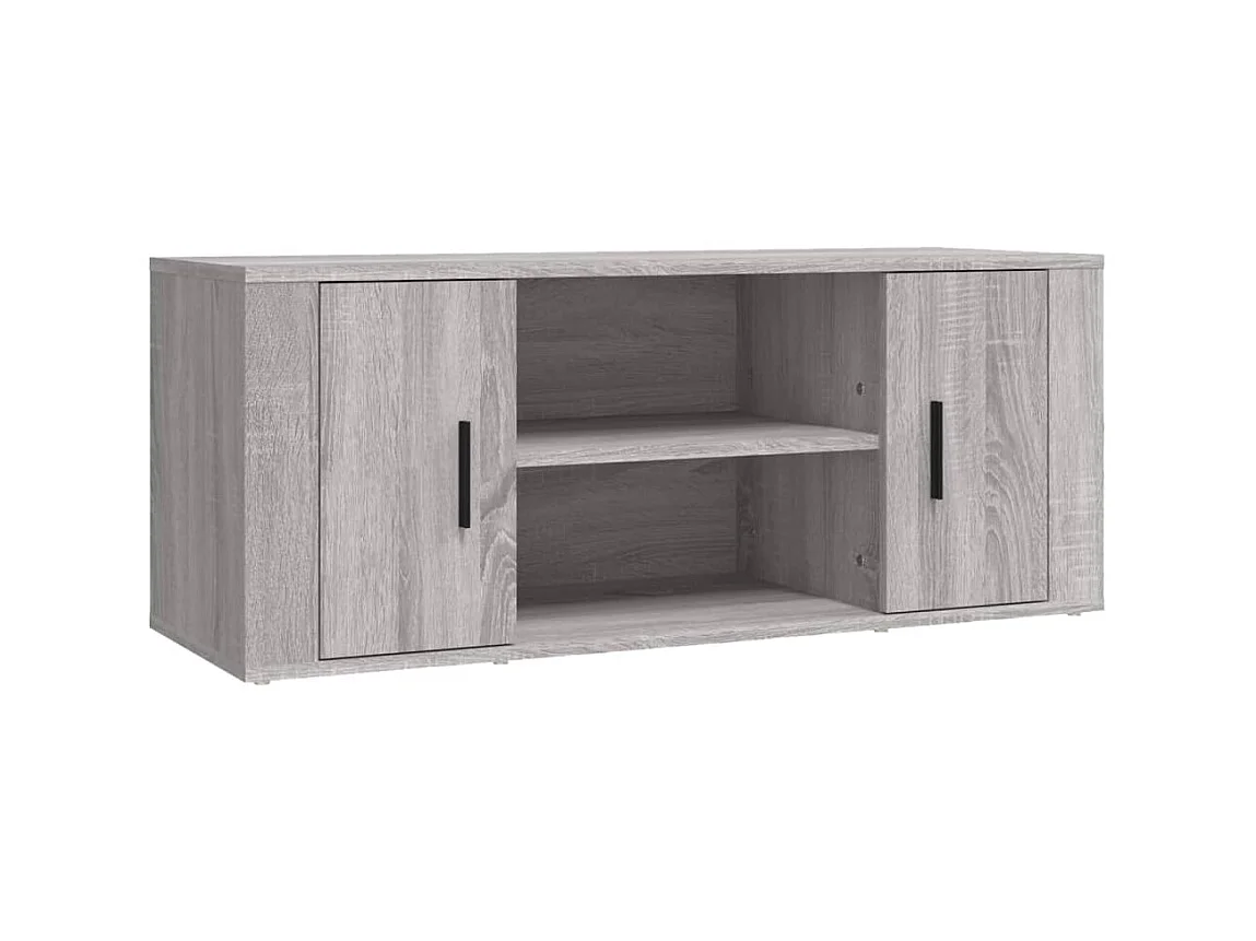 TV-Schrank,TV-Möbel Grau Sonoma 100x35x40 cm Holzwerkstoff -gkd738480