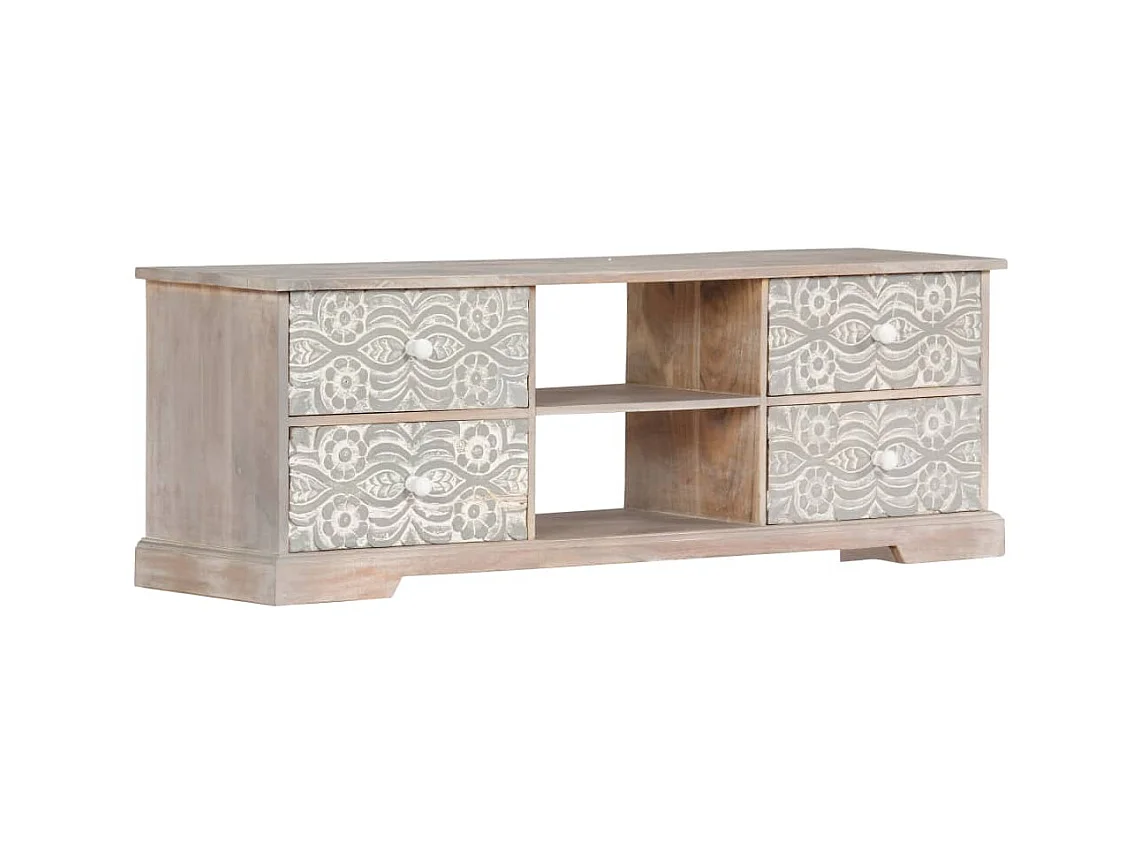 Tv-meubel 120x30x40 cm massief acaciahout NL724512