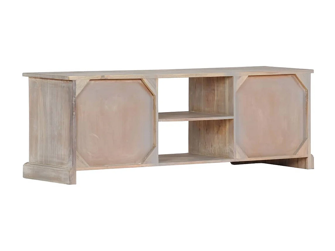 Meuble TV 120x30x40 cm Bois d'acacia massif BE49680
