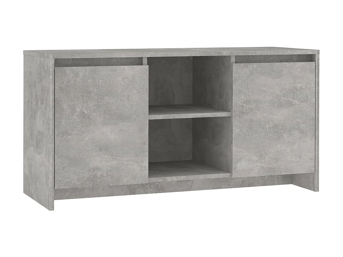 Tv-meubel 102x37,5x52,5 cm bewerkt hout betongrijs NL123191