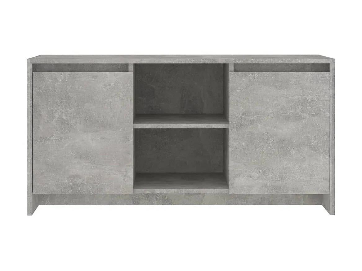Tv-meubel 102x37,5x52,5 cm bewerkt hout betongrijs NL123191