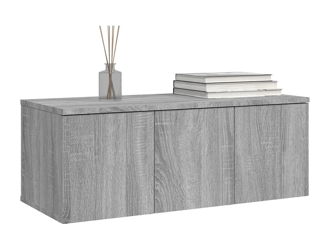 TV-Schrank,TV-Möbel Grau Sonoma 80x34x30 cm Holzwerkstoff -gkd234357