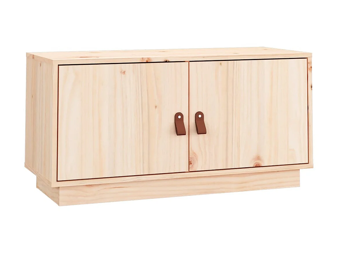 Meuble TV 80x34x40 cm Bois de pin massif BE35906