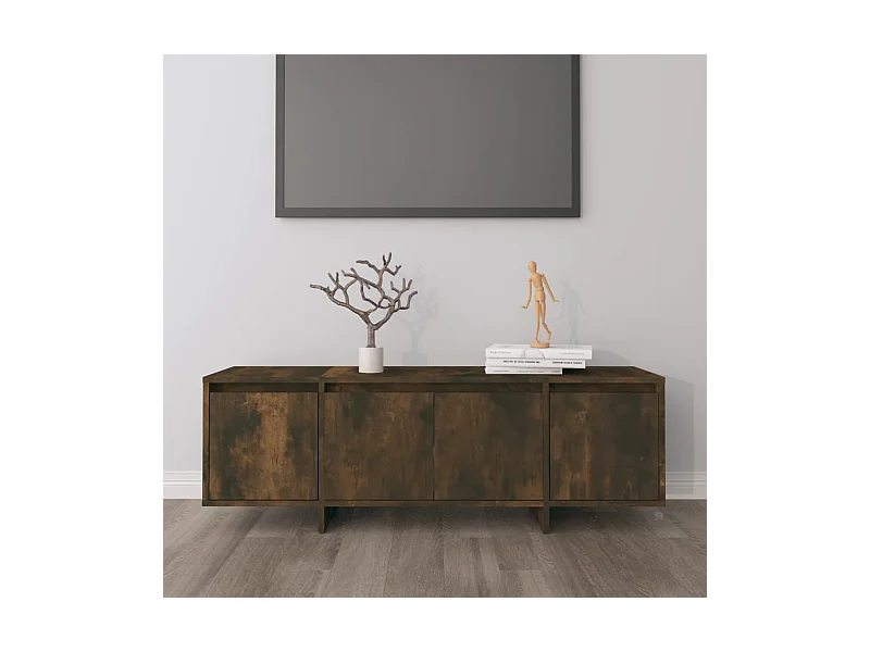TV-Schrank,TV-Möbel Räuchereiche 120x30x40,5 cm Holzwerkstoff -gkd471939