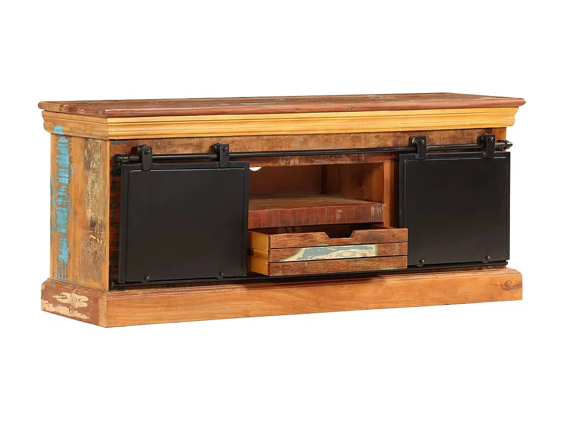 TV-Schrank,TV-Möbel 110x30x45 cm Altholz Massiv -gkd683443